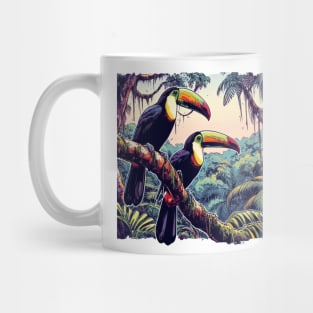 Striking Tropical Toucan Birds Mug